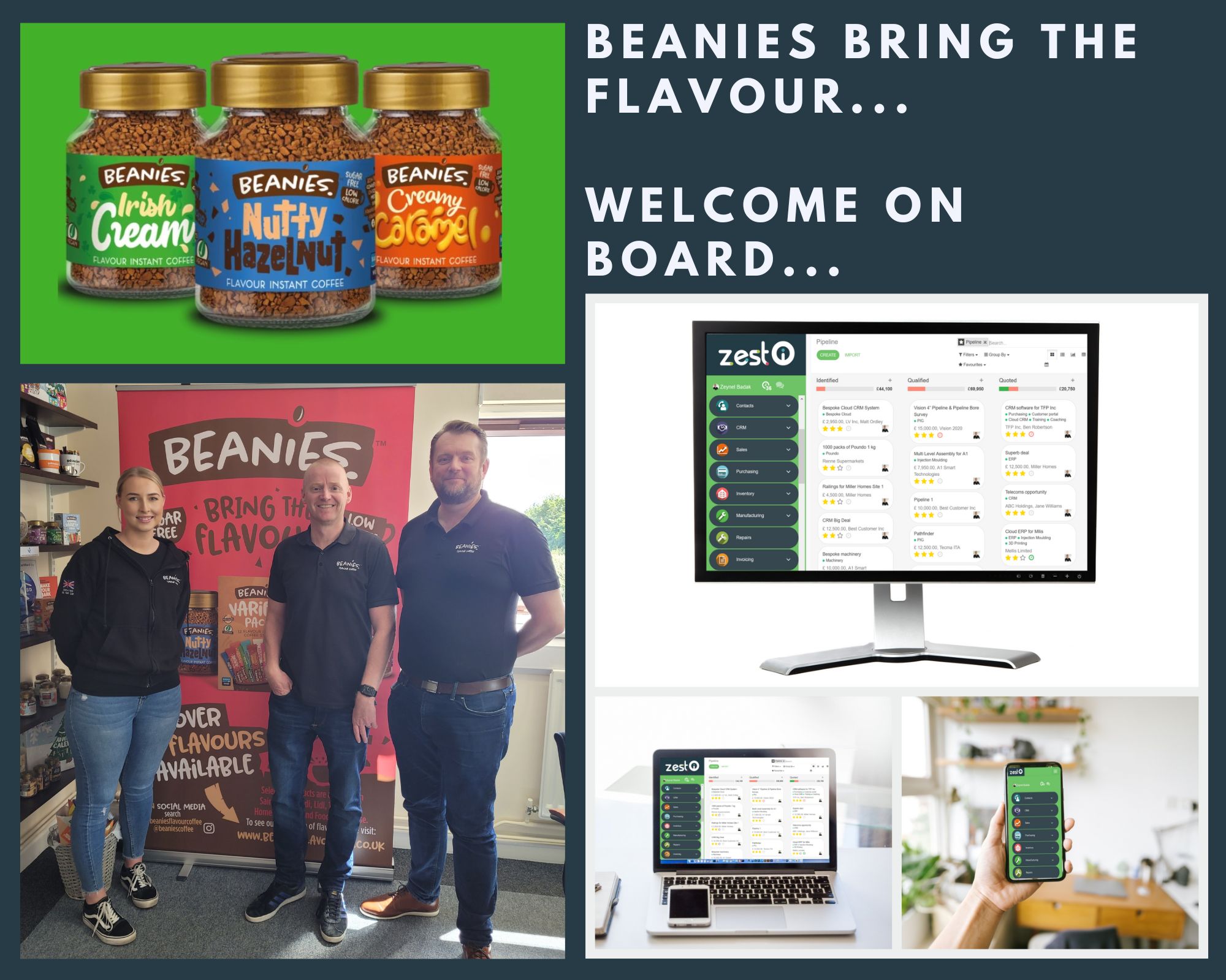 Cloud ERP software customer Beanies